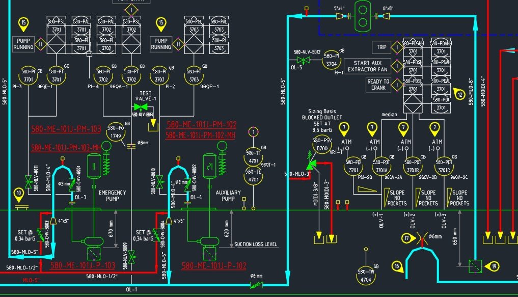 Diseño CAD y P&ID